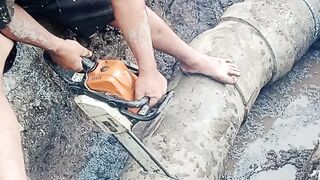 Pemotongan pipa 14inc
