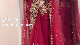 Red Fancy Sari
