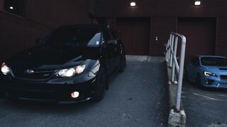 Scarred - two cars parked in front of a building | Trending HD Video
