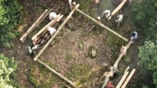 MAKE A CABIN IN THE WOOD