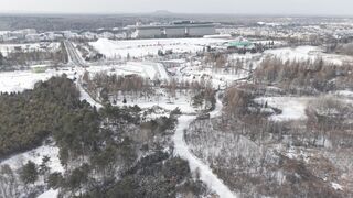 Winter solstice - aerial view of winter landscape with snow | Trending HD Video
