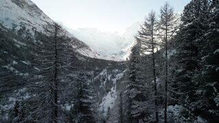 4K resolution - breathtaking aerial drone view of snowy alps | Trending HD Video