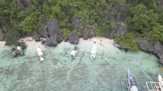 4K Computer Monitor - stunning aerial view of philippines beach | Trending HD Video