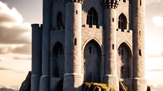 Mountain Stone Castle Build