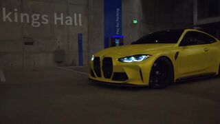 bmw m4 Yellow