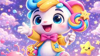 Zouzouli et ses amis dans un décor magique et coloré..mp4