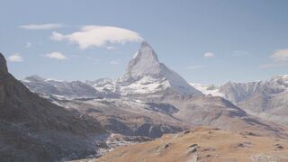 Winter solstice - breathtaking aerial view of matterhorn in winter | Trending HD Video