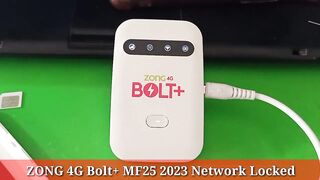 How to Unlock ZONG Bolt Plus  MF25 No Fastboot 2021-22-23-24-25