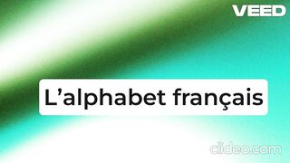 Je commence par L'alphabet Francais