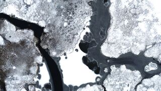 4K resolution - aerial view of icy landscape | Trending HD Video