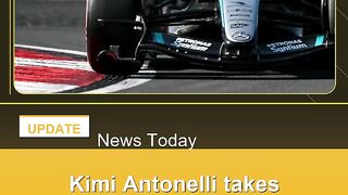 Kimi-Antonelli-takes-Chinese-GP-pole,-youngest-in-F1-history