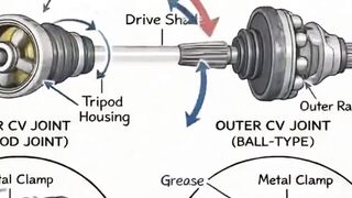 Why Can a Car Turn But the Wheels Still Pull? The Secret of Car Joints!