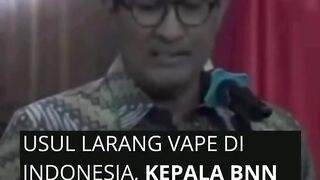BNN mengusulkan pelarangan vape