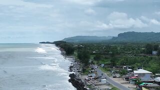 4K Computer Monitor - aerial view of tropical beach in bangladesh | Trending HD Video