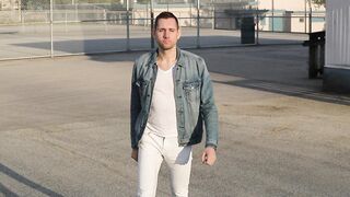 Electric car - a man getting in to the car | Trending HD Video