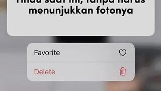 Tujukan orang yang kamu rinduhkan sekarang