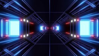4K resolution - an animated octagon tunnel | Trending HD Video