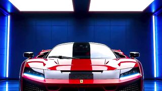 Red Ferrari Modification Cinematic