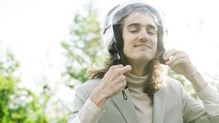 Notes on Being a Man - a man wearing a helmet | Trending HD Video