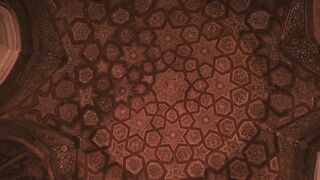 intricate islamic geometric ceiling design | Professional HD Video