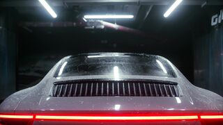 Carrefour - man splashing water on a white car | Trending HD Video