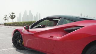 Scarred - a man driving a red ferrari | Trending HD Video