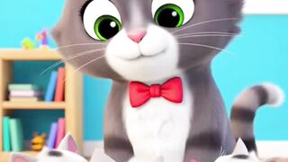 **“Mother Cat and Her Babies ???? | The Cutest Learning Moments!”