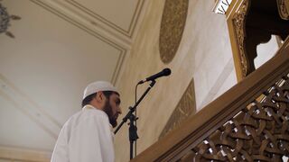 Notes on Being a Man - a man walking up the stairs while wearing thobe | Trending HD Video