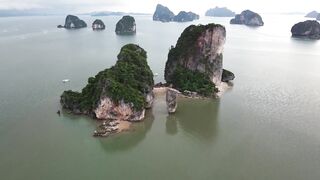 Travelpro - aerial view of khao phing kan thailand | Trending HD Video