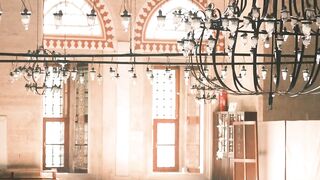 child running in temple | Professional HD Video