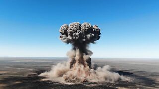 High-fidelity explosion simulation 4k