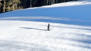 Sport Bike - a person skiing down a snowy slope | Trending HD Video