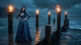 Silent Flame  A Woman in the Burning Storm