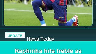 Raphinha-hits-treble-as-Liga-leaders-Barca-thrash-Sevilla