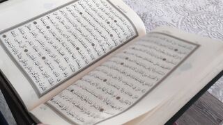 close up of a quran | Professional HD Video