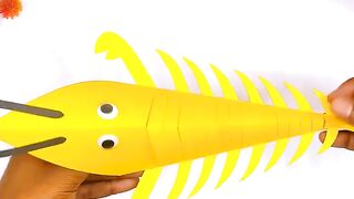 Handmade paper toy lobster making ideas