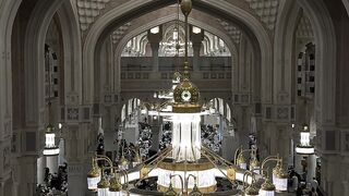 interior of a grand mosque in mecca | Professional HD Video