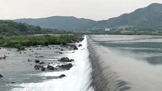 4K Computer Monitor - scenic aerial of vietnamese waterfall | Trending HD Video