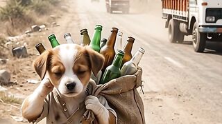 A Poor Puppy’s Journey from Hunger to Pride