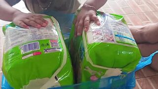 Good morning guys, this morning we received a package for your little sister's government assistance ????????