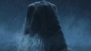 We are in danger in the middle of the ocean. I don't know if we can survive this unknown creature