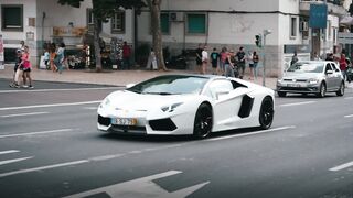 Scarred - lamborghini aventador in the city of lisbon | Trending HD Video