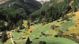 4K resolution - aerial view of matterhorn in rural switzerland | Trending HD Video