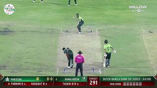 Pakistan vs Bangladesh 3rd ODI match 2nd inning highlights