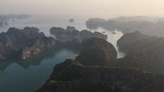 4K Computer Monitor - aerial view of ha long bay s scenic landscapes | Trending HD Video