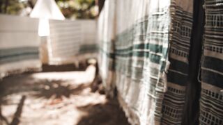 blankets hanging outdoors | Professional HD Video