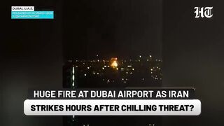 On Cam_ Huge Fire At Dubai Airport; MBS & MBZ Beg Iran To Stop But Tehran Snubs__ US,Oil,Israel.mp4