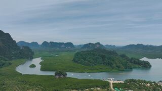 4K resolution - stunning aerial view of tropical island landscape | Trending HD Video