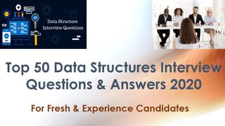Top 50 Data Structures Interview Questions & Answers | For Fresh & Experience Candidates