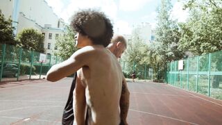 Sportsgirl - two men showing good sportsmanship | Trending HD Video